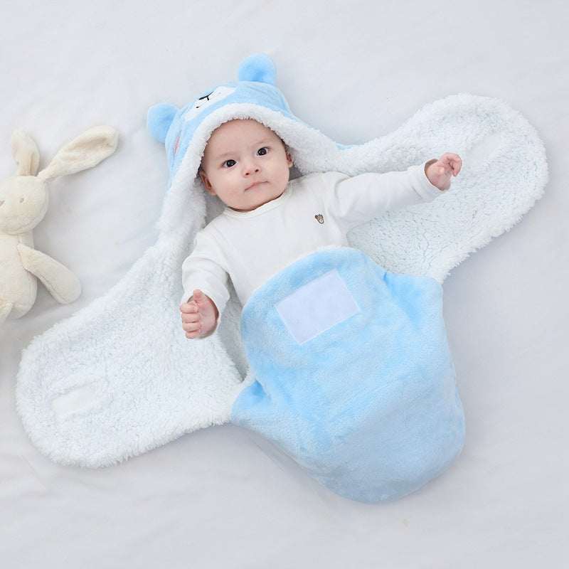 Baby Swaddle Blanket Flannel Cartoon
