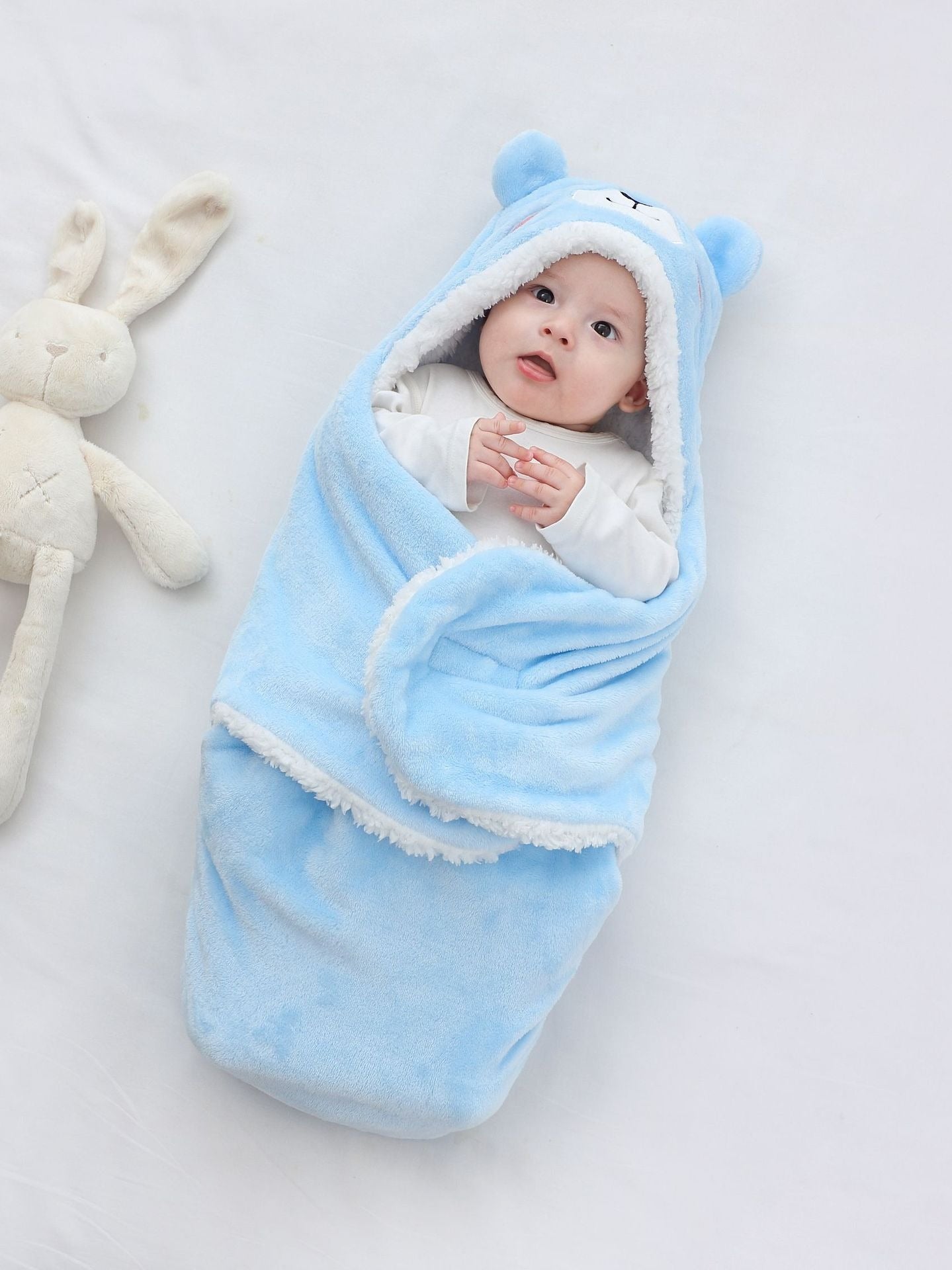 Baby Swaddle Blanket Flannel Cartoon