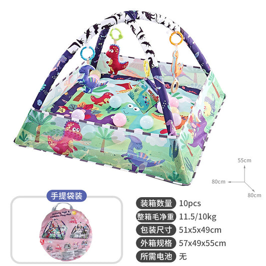Baby Play Gym with Ocean Balls and Activity Fence
