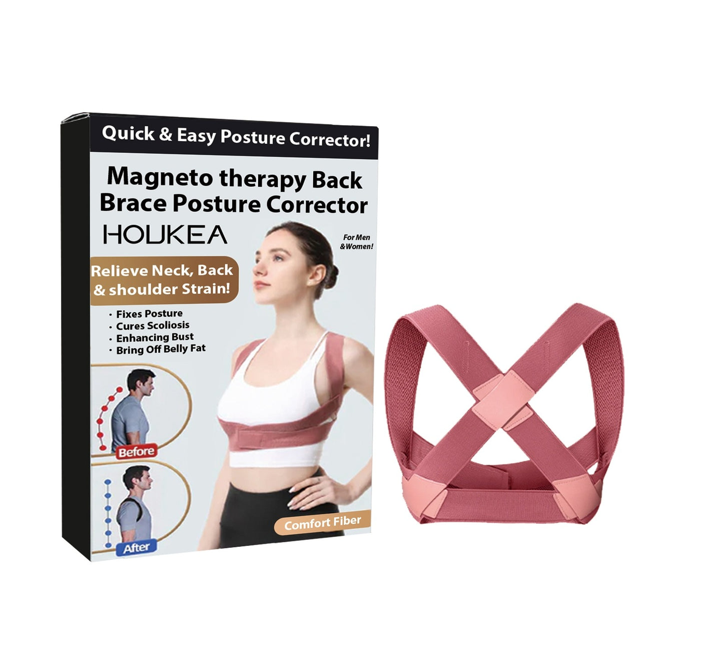Magneto Therapy Back Brace Corrector