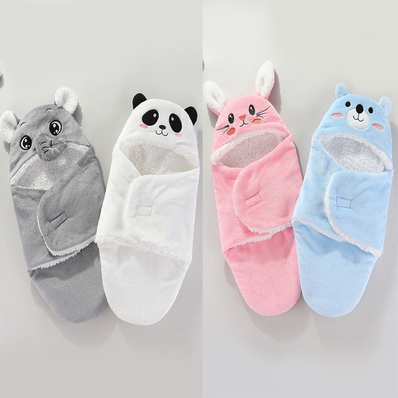 Baby Swaddle Blanket Flannel Cartoon