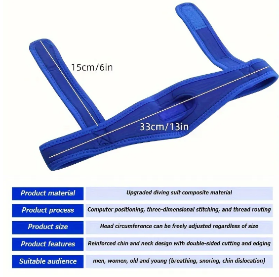 Anti-Snore Jaw Strap Sleep Band