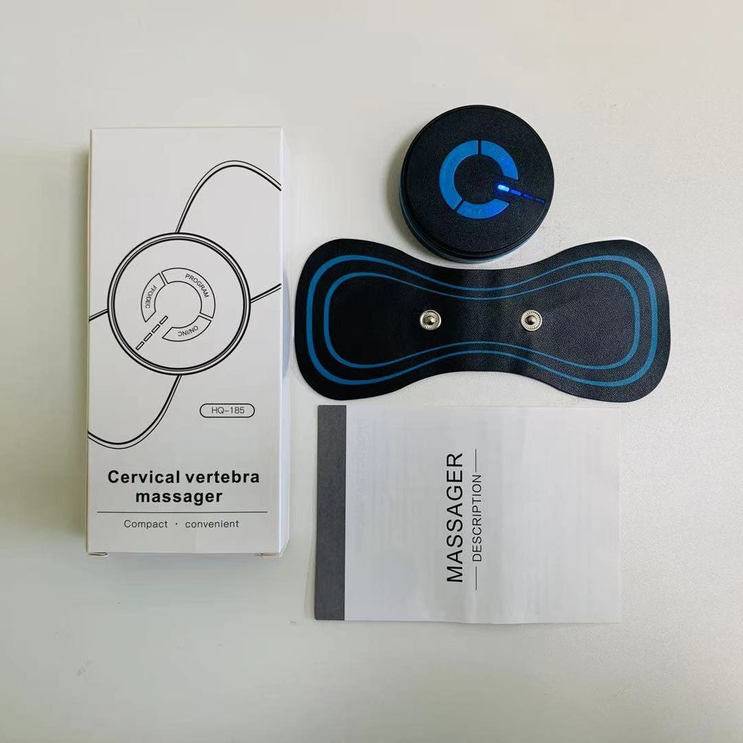 Mini Portable Neck Massager with EMS Pulse Therapy