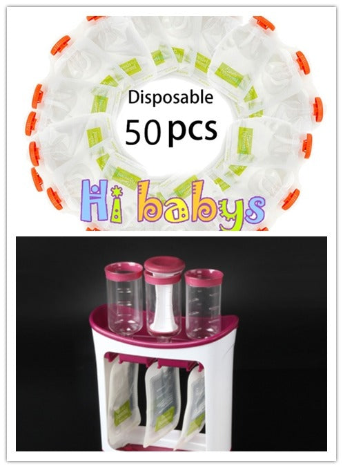 Baby Food Squeeze Station and Storage Set