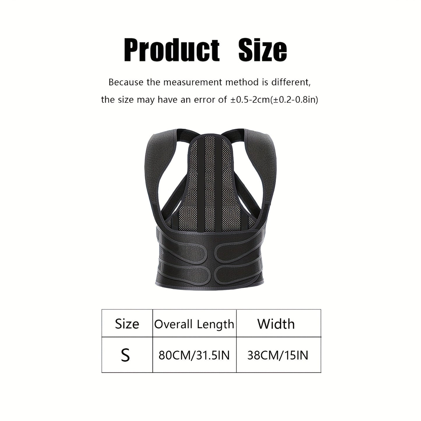 Adjustable Back & Waist Support Unisex