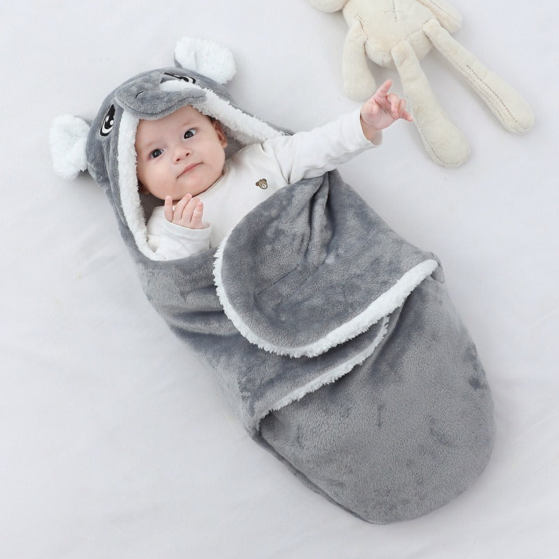 Baby Swaddle Blanket Flannel Cartoon