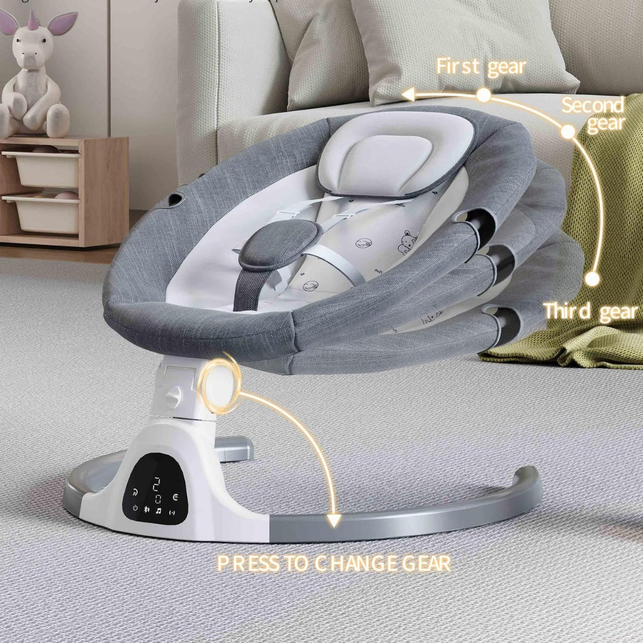Baby Electric Smart Rocking Chair Multifunctional Cradle