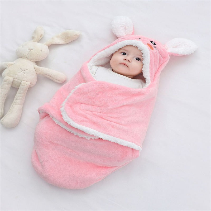 Baby Swaddle Blanket Flannel Cartoon