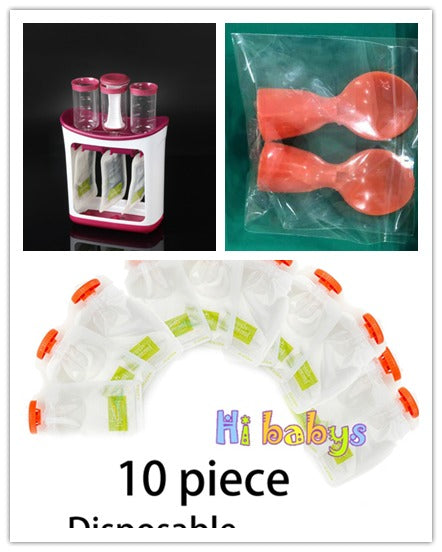 Baby Food Squeeze Station and Storage Set