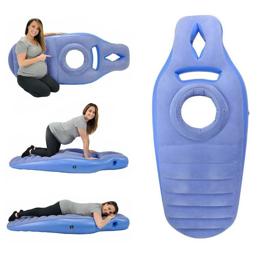 Inflatable Maternity Mattress with Flocking Surface