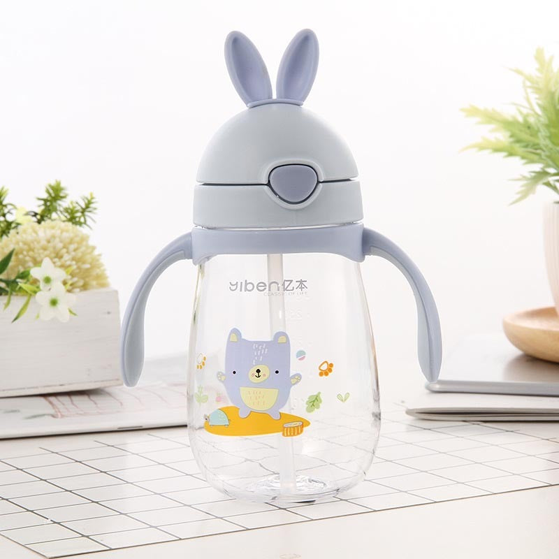 Cartoon Kids Straw Cup 280ml
