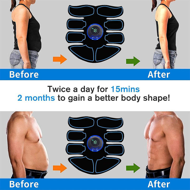 EMS Abdominal Trainer with Vibration and Heat Function