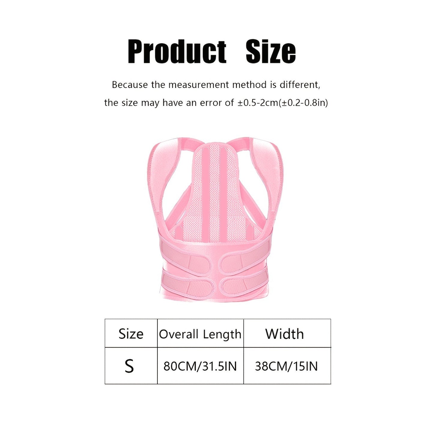 Adjustable Back & Waist Support Unisex