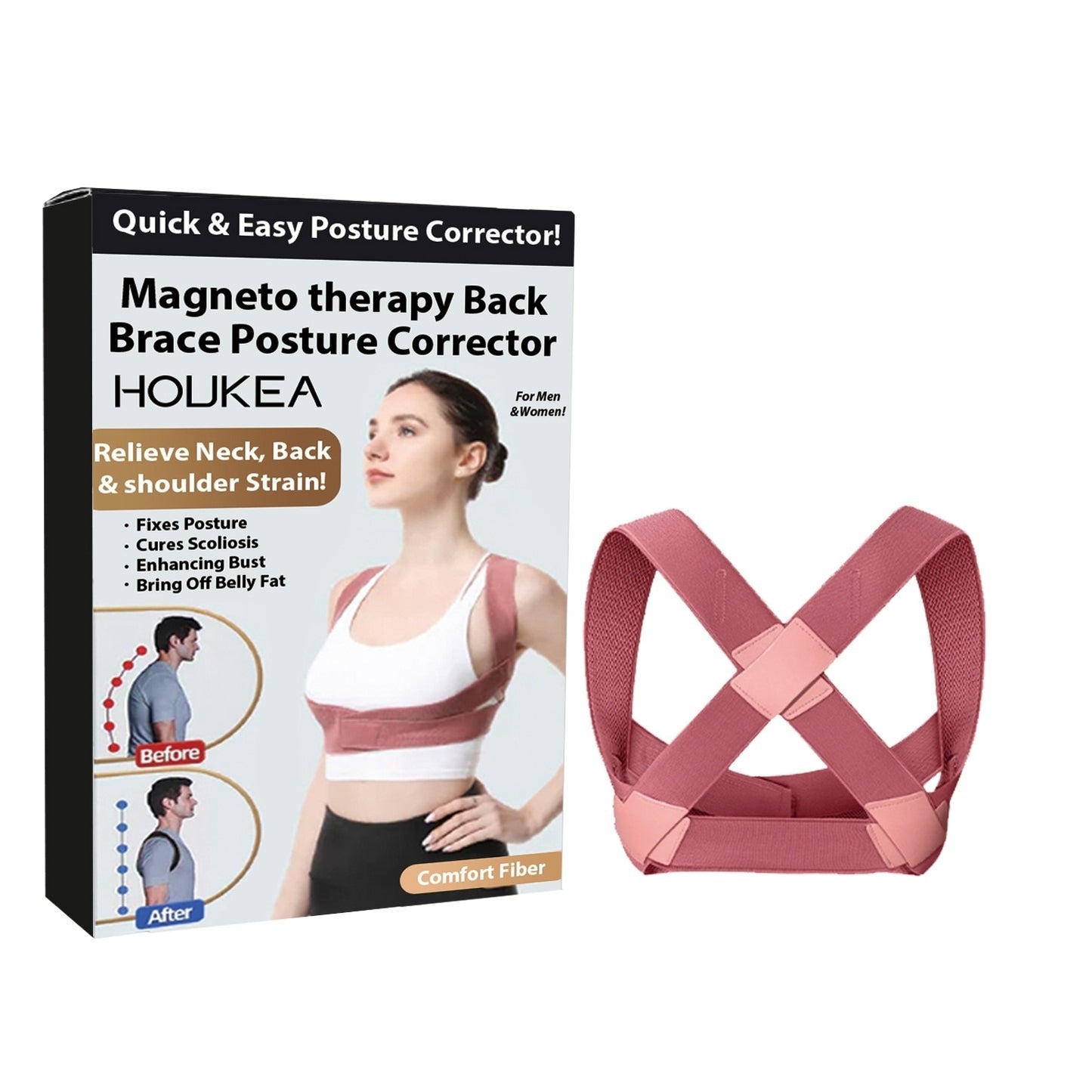 Magneto Therapy Back Brace Corrector