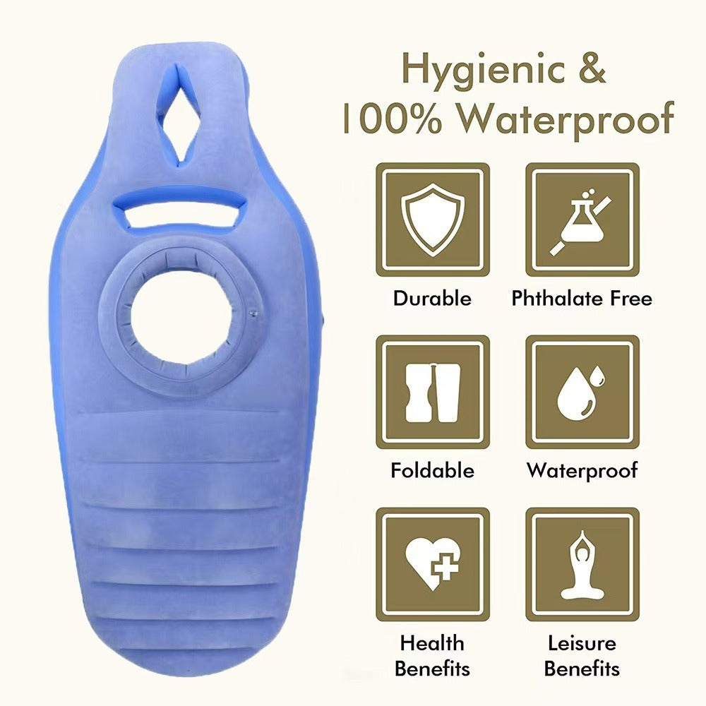 Inflatable Maternity Mattress with Flocking Surface
