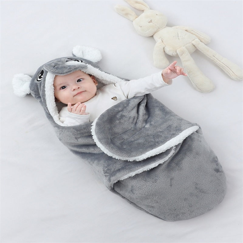 Baby Swaddle Blanket Flannel Cartoon