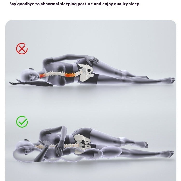 Ergonomic Maternity Body Pillow with Leg Support
